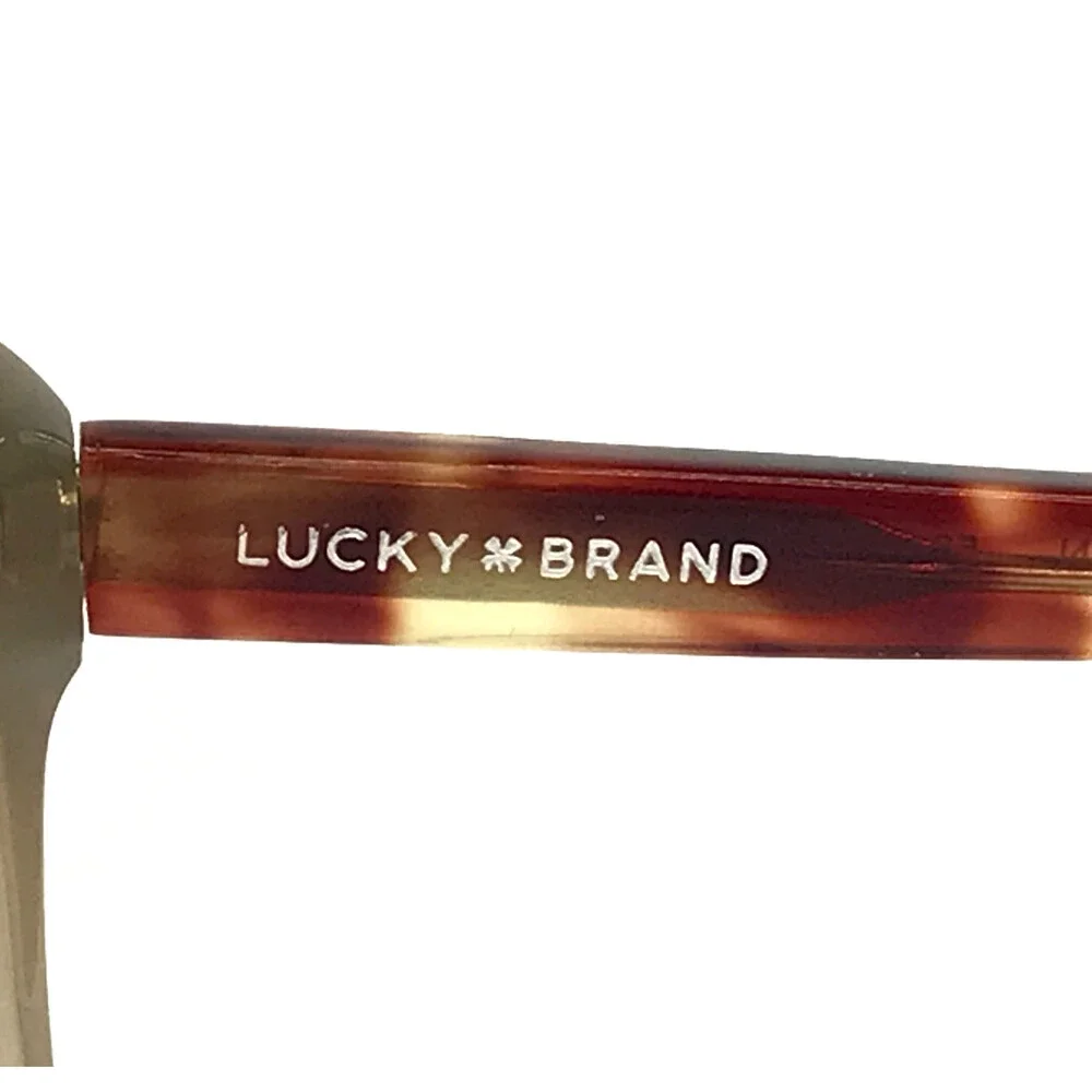 Lucky Brand Eyeglasses Frames D203 BROWN Tortoise Cat Eye Full Rim 53-20-140